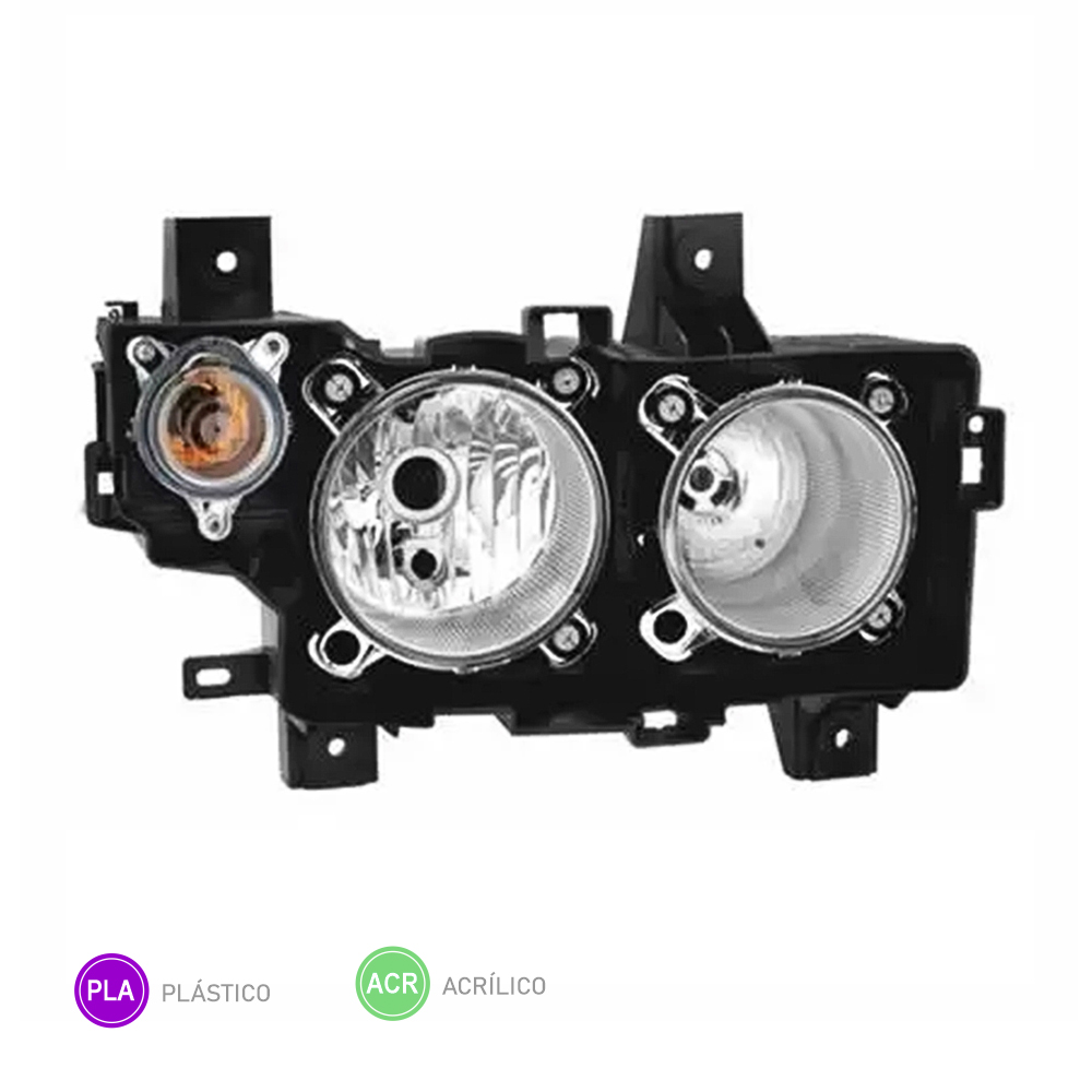 Farol Caminhão Mercedes-Benz Atego 2013 + Seta Lado Esquerdo Nino  A9588200056